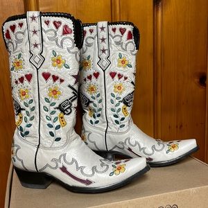 Double D Ranchwear Cowgirl Bandit Boots, Sz 9